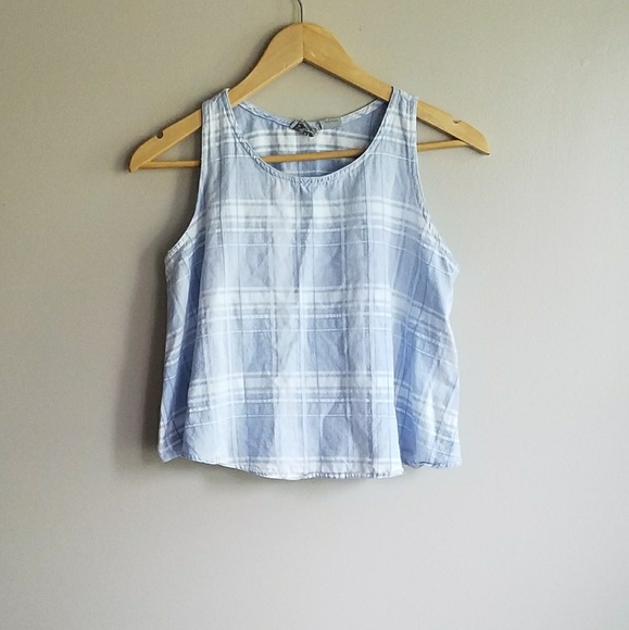 Vintage Tops - | Vintage | adorable blue and white crop top